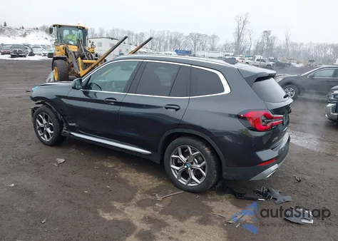 2022 BMW X3 xDrive30I from USA, damaged, VIN 5UX53DP01N9J00264